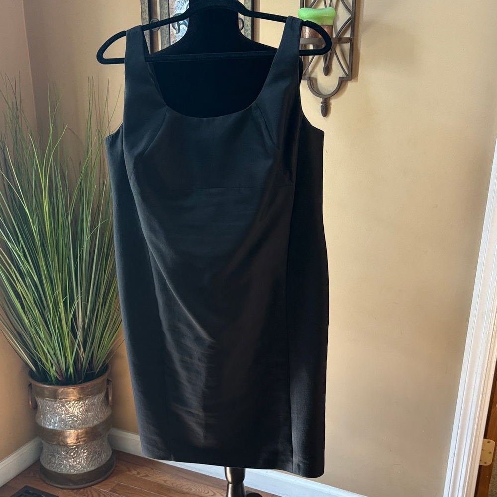 Talbots Classic Black Midi Dress